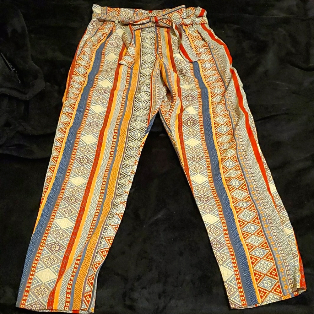 Paperbag waist pants